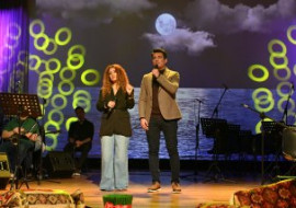 Müğənni Çinarə Məlikzadə və qiraətçi Xəzər Süleymanlı DOST İnklüziv İnkişaf və Yaradıcılıq Mərkəzinin qonaqları olublar