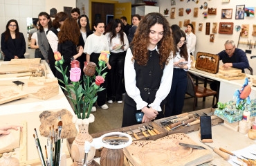 Azərbaycan Dövlət Pedaqoji Universitetinin tələbələri DOST İnklüziv İnkişaf və Yaradıcılıq Mərkəzində infoturda olublar