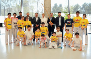 Beynəlxalq idman rəsmiləri DOST İnklüziv İnkişaf və Yaradıcılıq Mərkəzi ilə tanış olublar